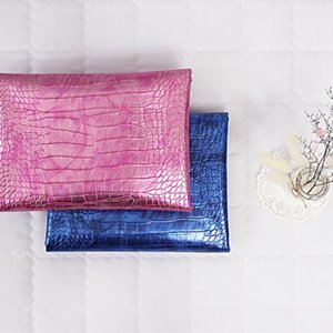 [2237] 합성피혁) 부드러운 대폭 인조가죽 아나콘다 시리즈 - 핑크/블루 컬러