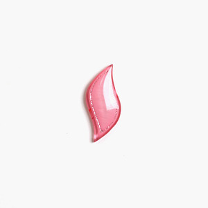 2ea)S라인단추-핑크