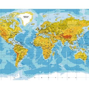 DTP컷트지]세계지도(167357)
