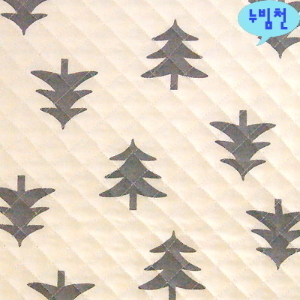면혼방 누빔천 소나무(그레이)-3878