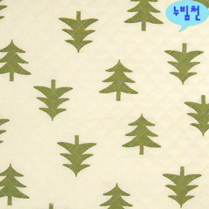 면혼방 누빔천 소나무(그린)-3876